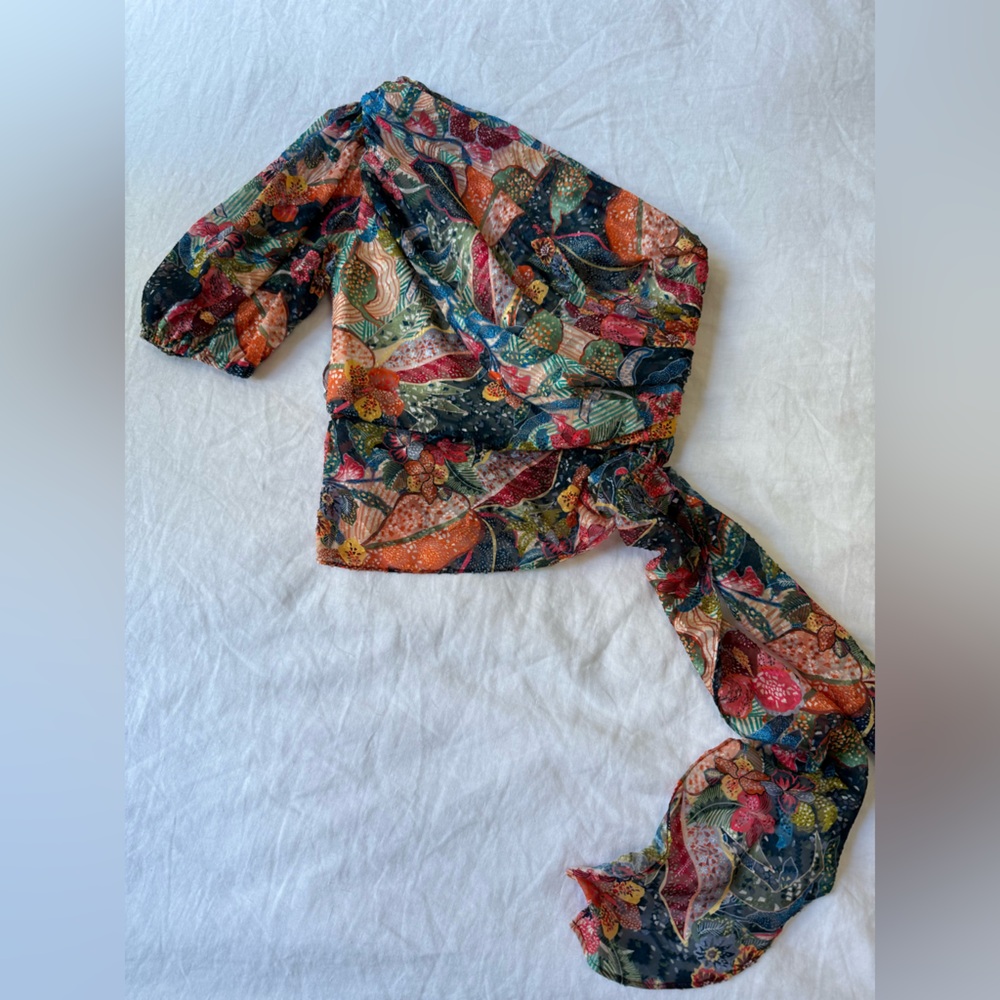 Amanda Uprichard Colorful Patterned Dress